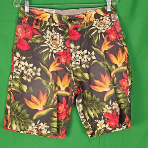 Franklin & Marshall Mens Mitch Alumni Floral‎ Bermuda Shorts 30